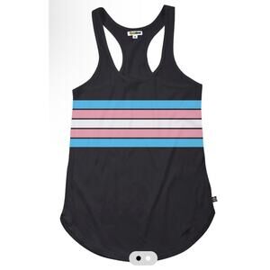 Tipsy elves TRANS PRIDE FLAG RACERBACK TANK TOP Large NWT